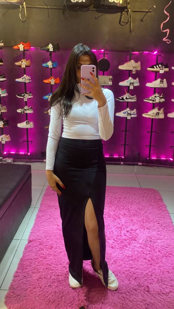 CROPPETT MANGA LONGA BRANCO