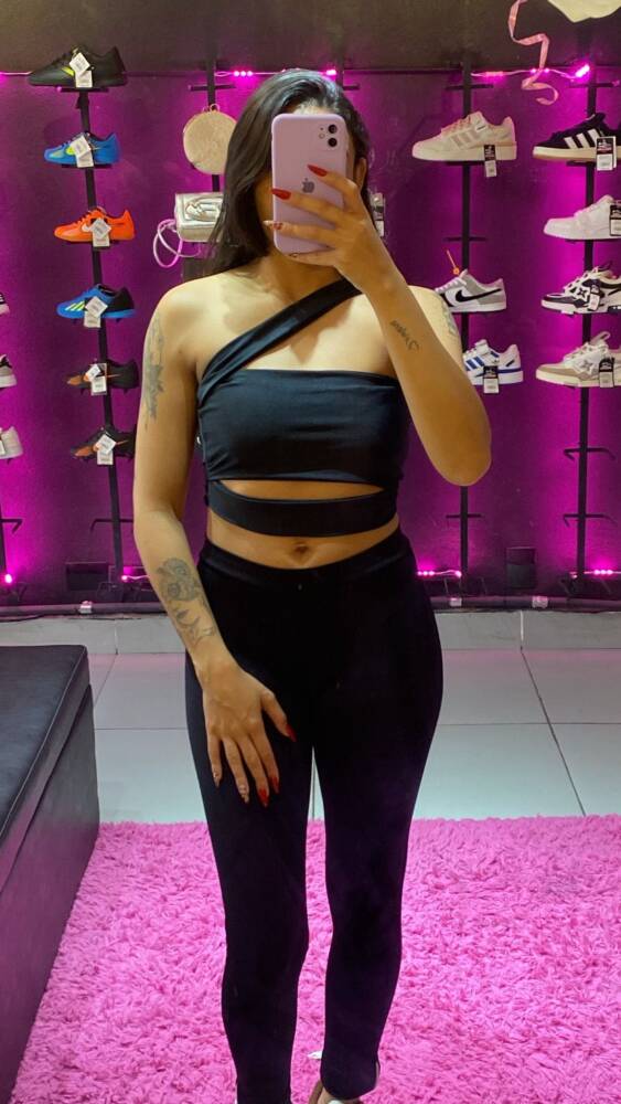 CROPPED RECORTES SUPLEX GRINGA PRETO