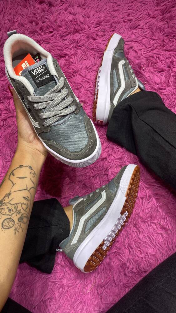VANS UTARANGER 3D COURO CINZA